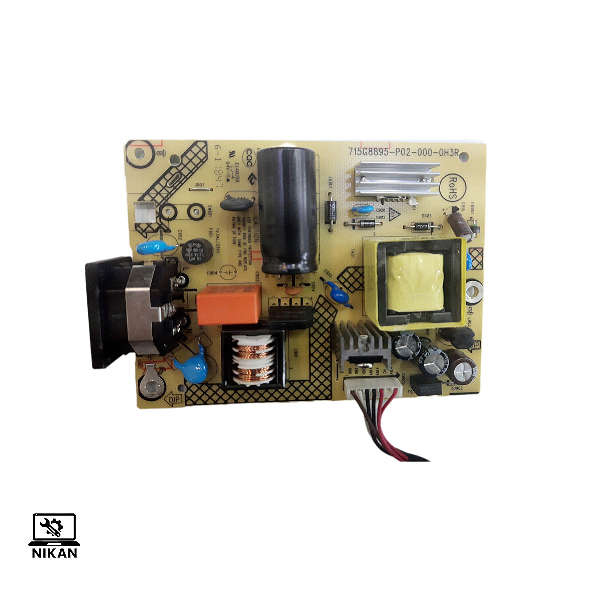 InShot_20260120_220244244 برد تغذیه (پاور) سازگار برای مانیتور HP E243 – جایگزین مستقیم پارت 715G8895-PO2-000-OH3R با ولتاژ ثابت | Compatible Power Board/Supply for HP E243 Monitor – Direct Replacement for PN 715G8895-PO2-000-OH3R with Stable Voltage Output - Image 1