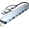 TSCO THU 1148 7-Port USB 3.0 & Type-C Hub | هاب USB تسکو مدل THU1148 هفت پورت Type-C و USB 3.0