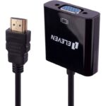 ELEVEN CV1001 HDMI to VGA Converter with Audio and Power | تبدیل HDMI TO VGA + Audio + POWER الون ELEVEN CV1001