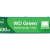 SSD M.2 NVMe اینترنال استوک وسترن دیجیتال 500گیگابایت مدلWD Green SSD NVMe 500G SN350 | SN350 (یک هفته مهلت تست)